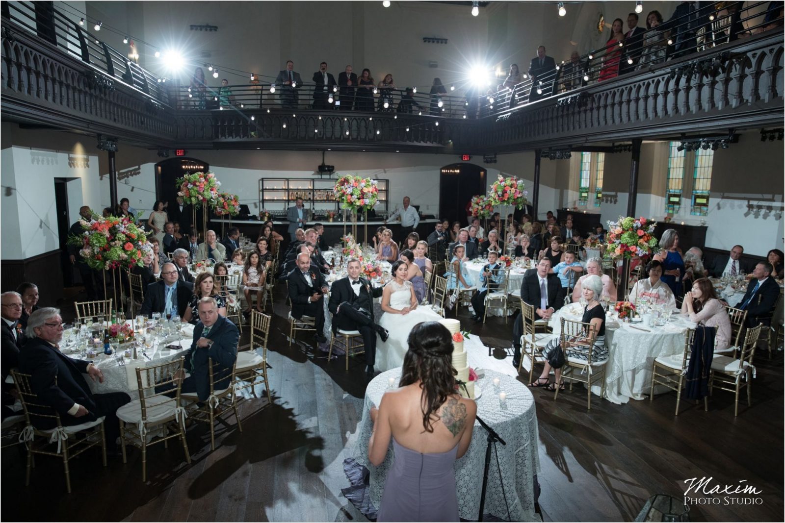 The Transept Cincinnati Wedding Reception