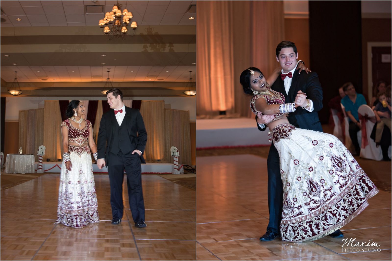 Savannah Center Cincinnati Indian Wedding Reception dance