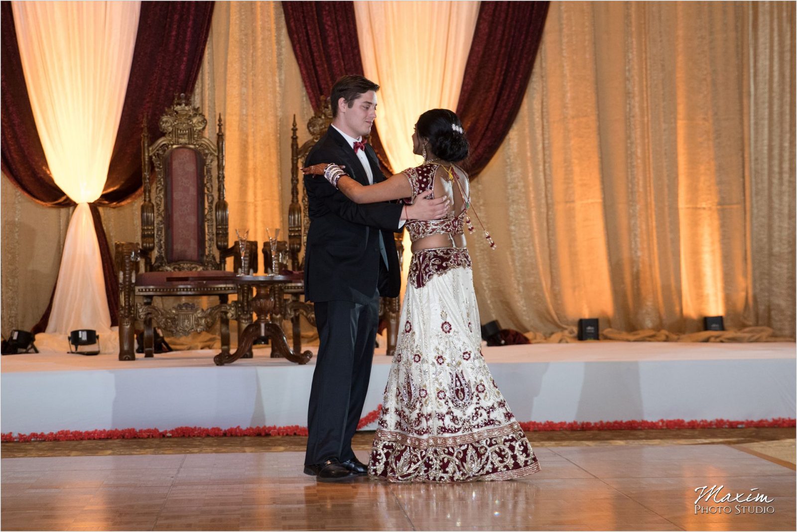 Savannah Center Cincinnati Indian Wedding Reception dance