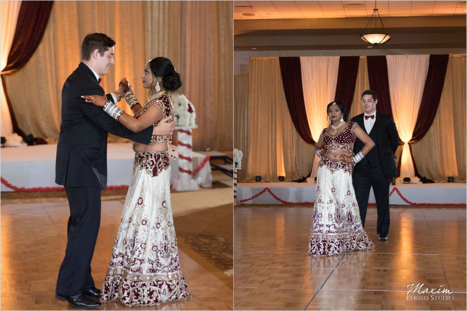 Savannah Center Cincinnati Indian Wedding Reception dance