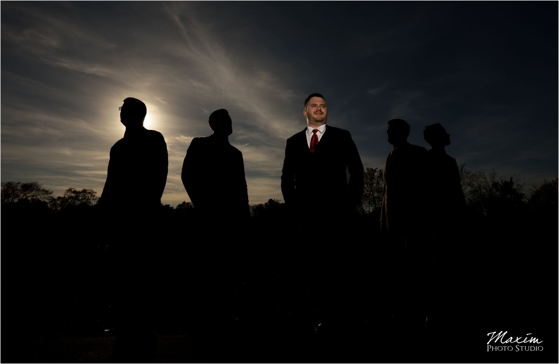 Rolling Meadows Ranch Lebanon Ohio Wedding groomsmen