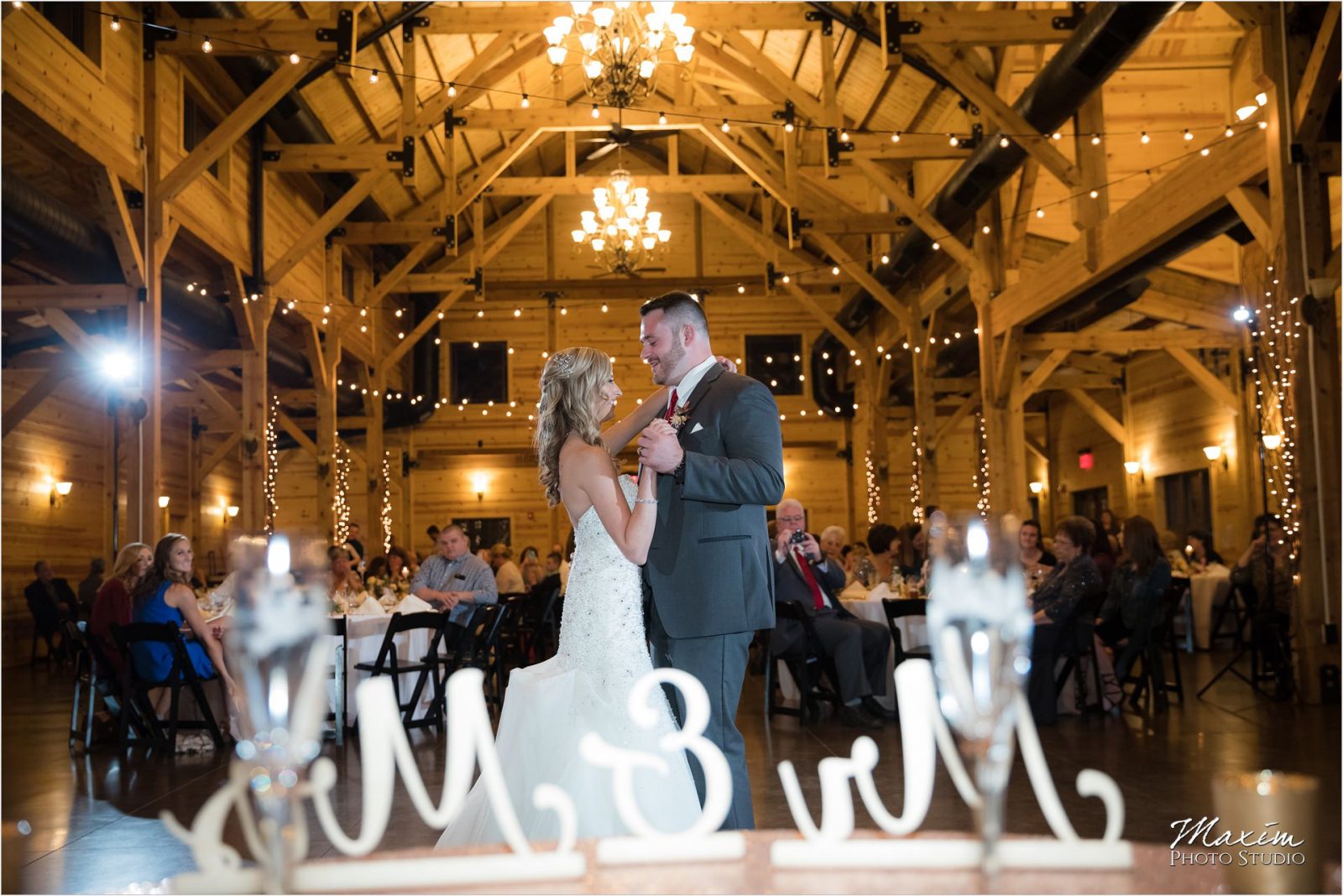 Rolling Meadows Ranch Wedding Reception Bride Groom dance