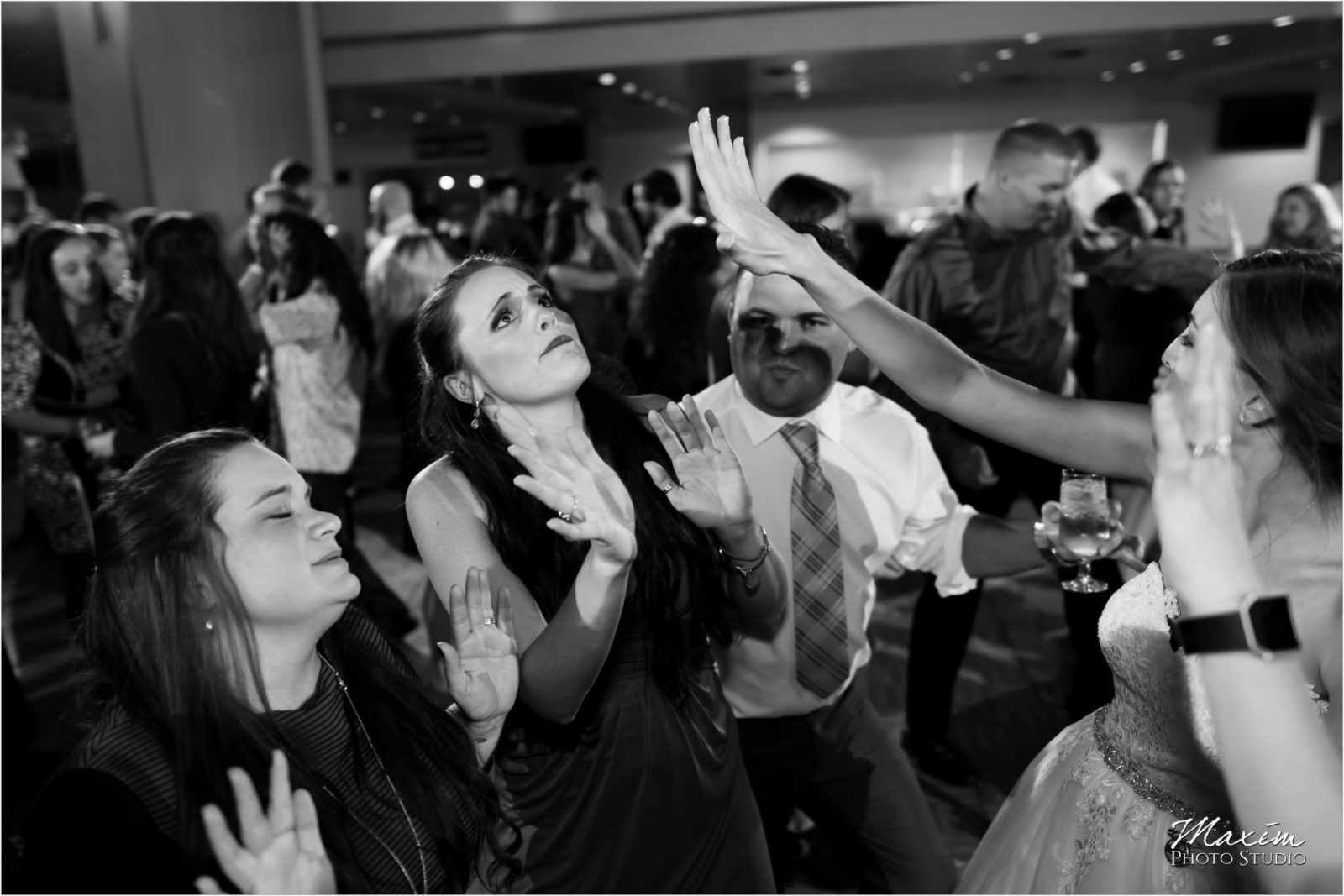 Paul Brown Stadium Wedding Reception Dance Party