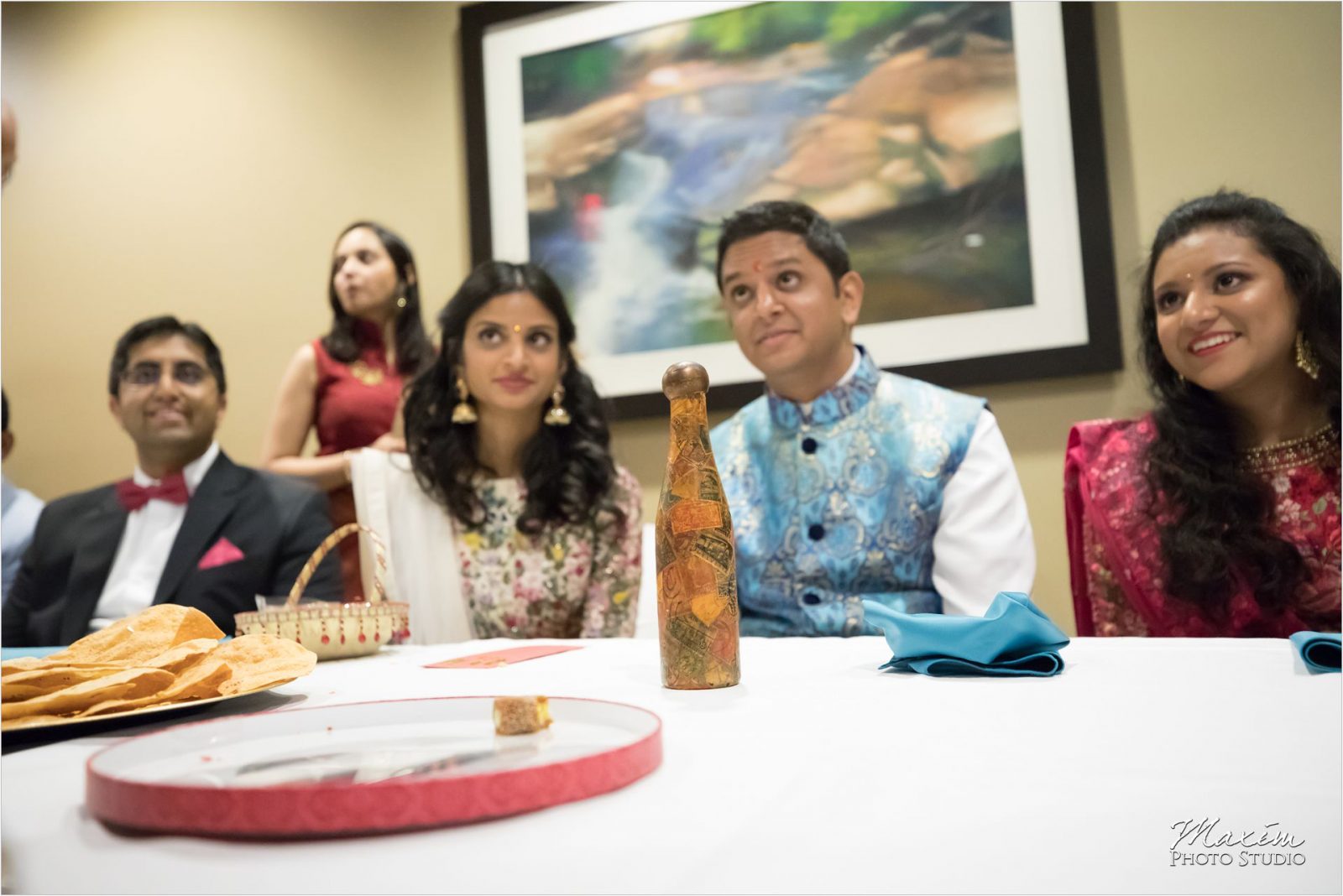 Hindu Wedding Reception Country Club of the North