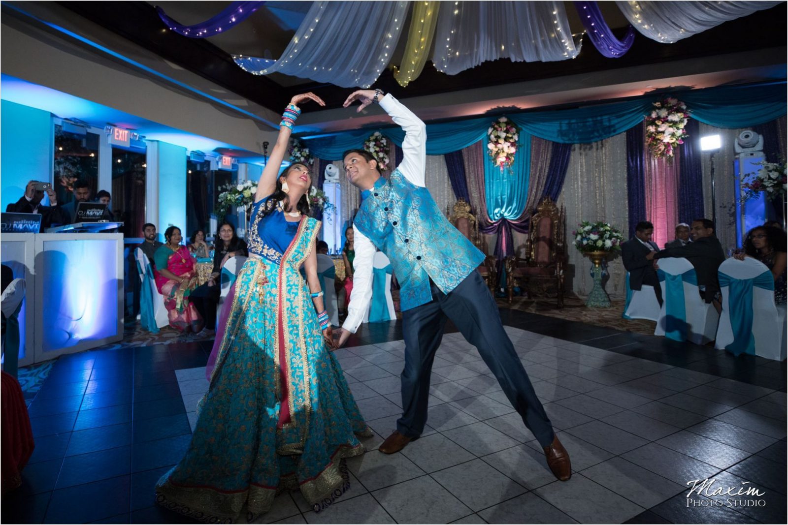 Hindu Wedding Reception Country Club of the North