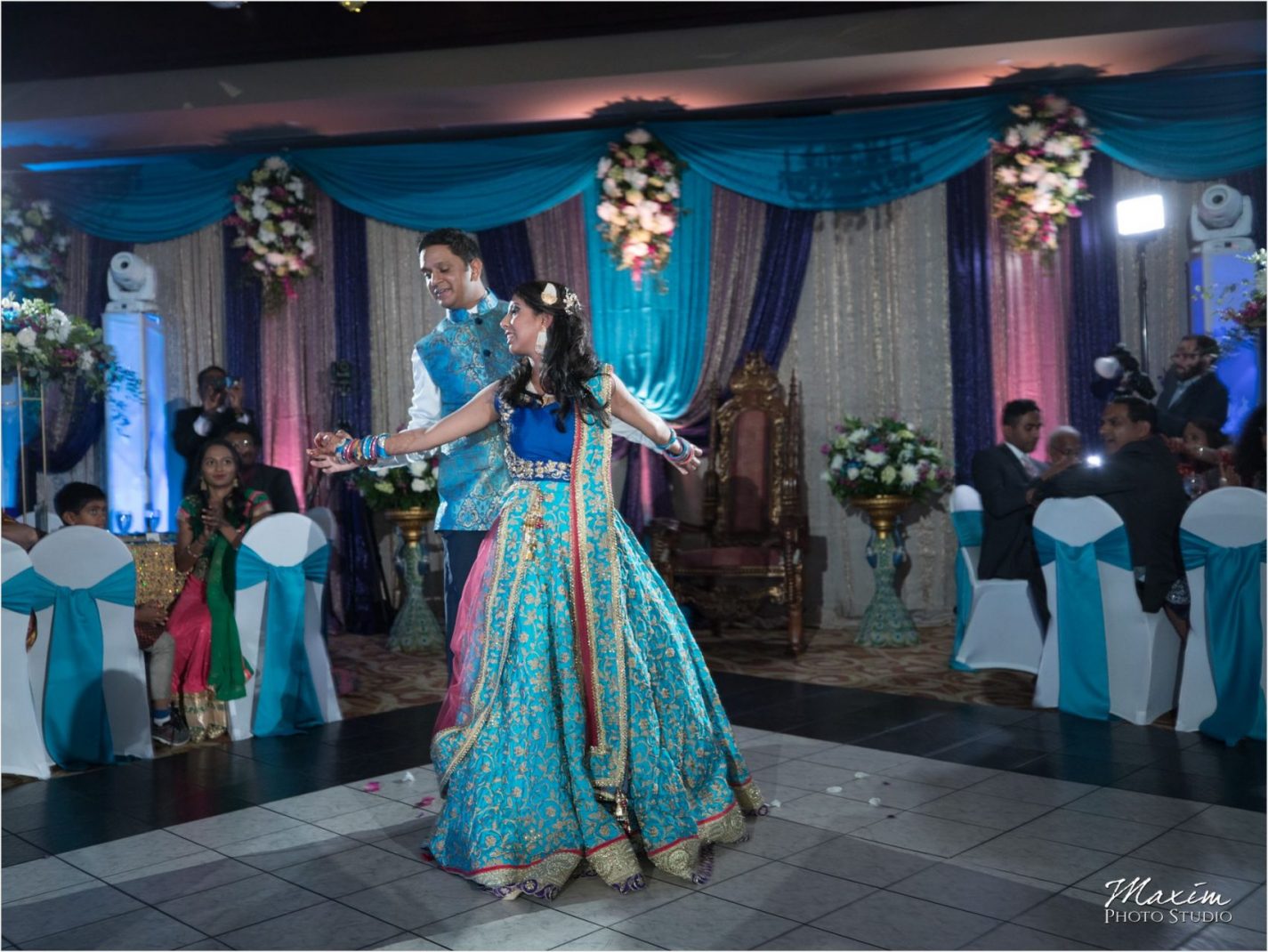 Hindu Wedding Reception Country Club of the North