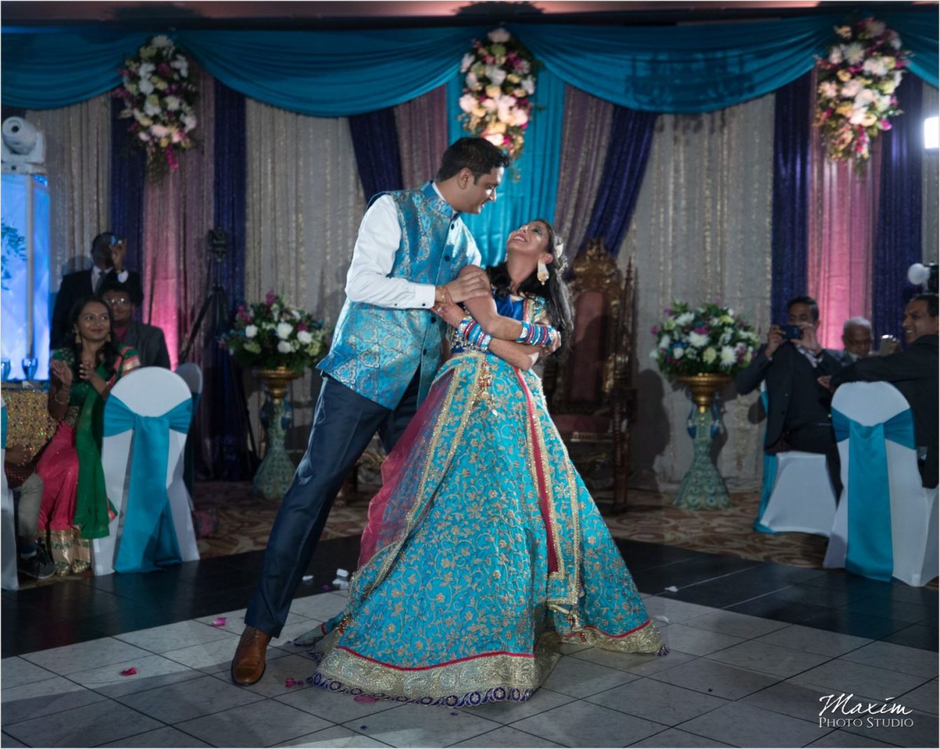 Hindu Wedding Reception Country Club of the North
