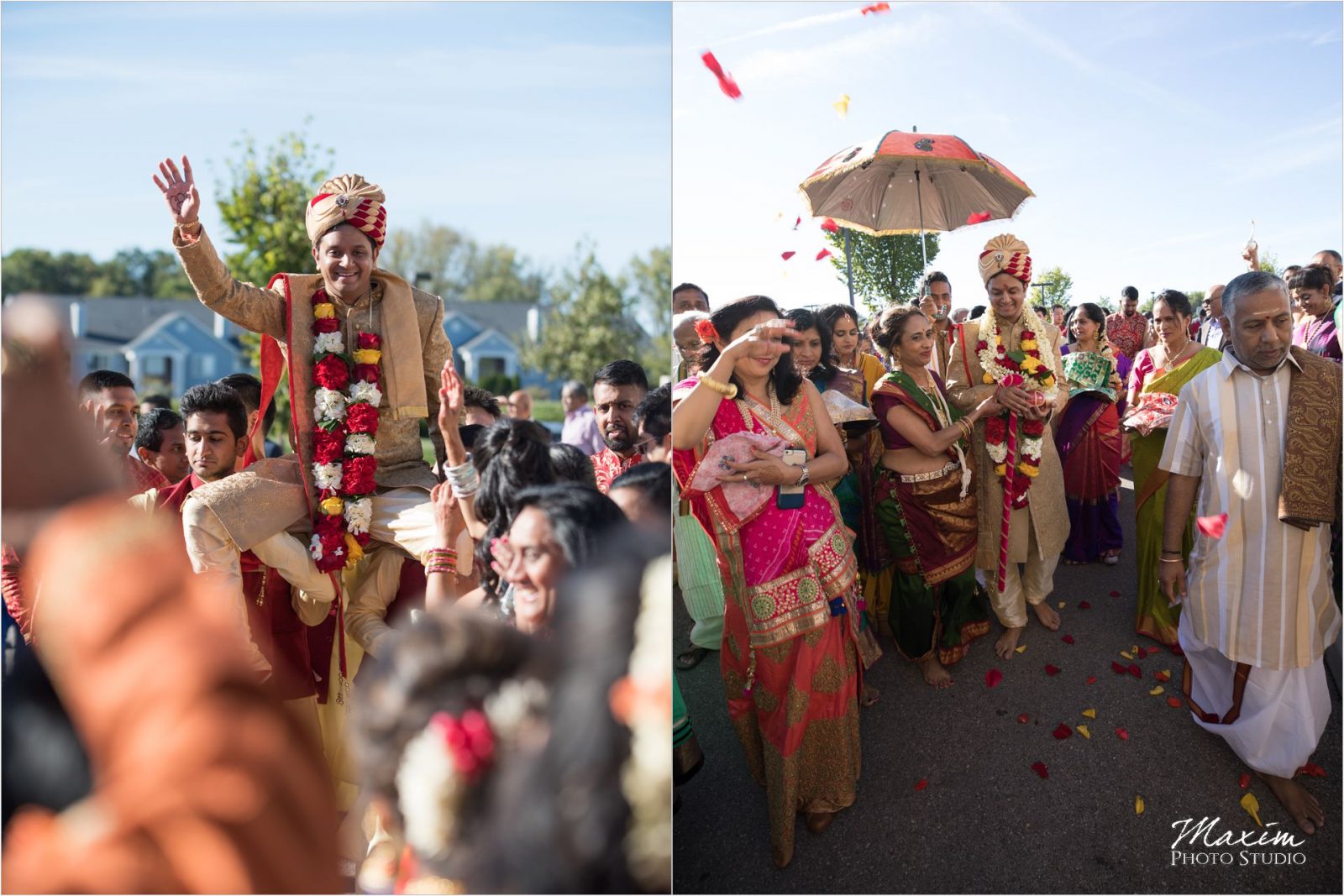 Baraat Hindu Wedding Ceremony Hindu Temple Dayton