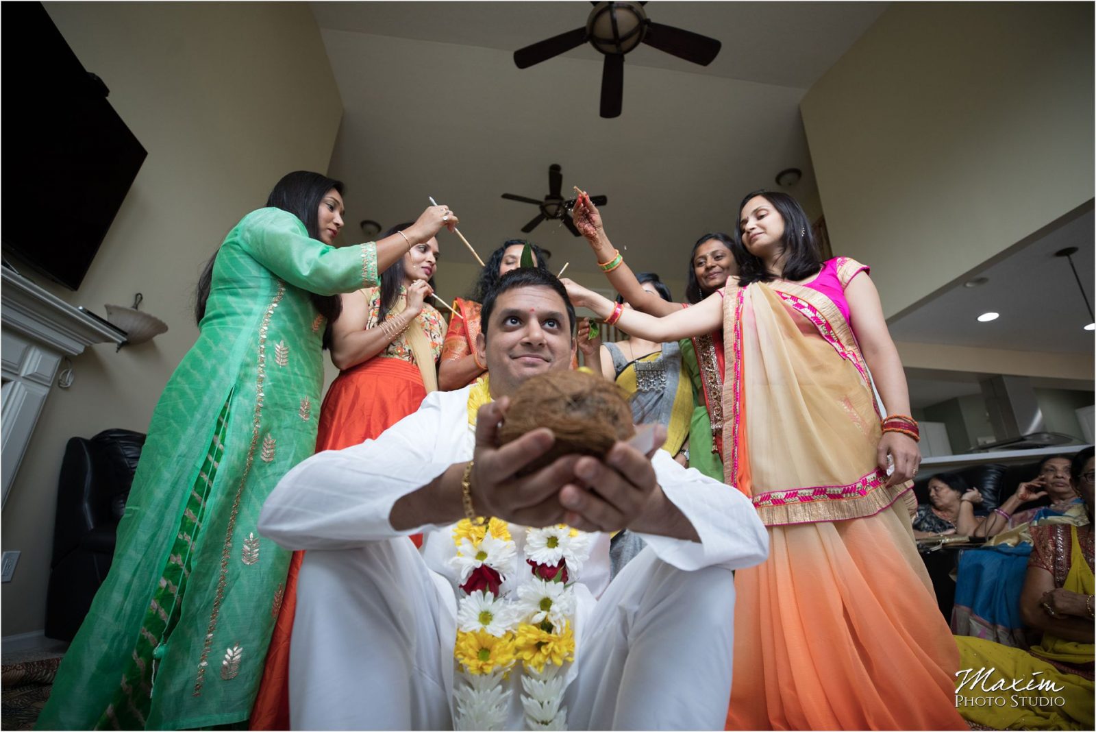Haldi Ceremony Hindu Wedding Groom