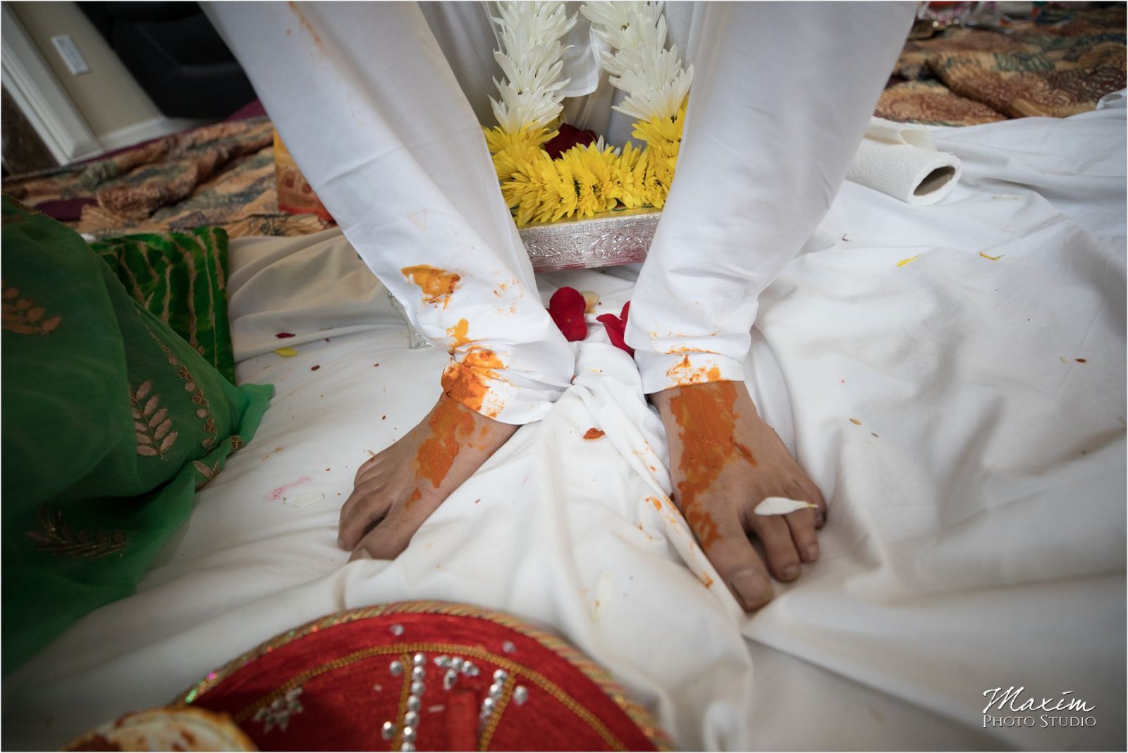 Haldi Ceremony Hindu Wedding Groom