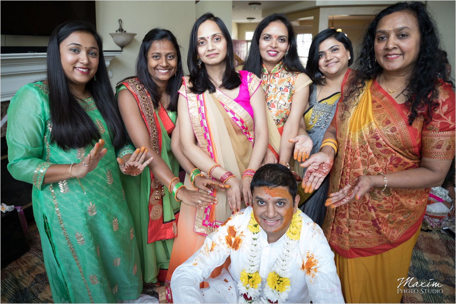 Haldi Ceremony Hindu Wedding Groom
