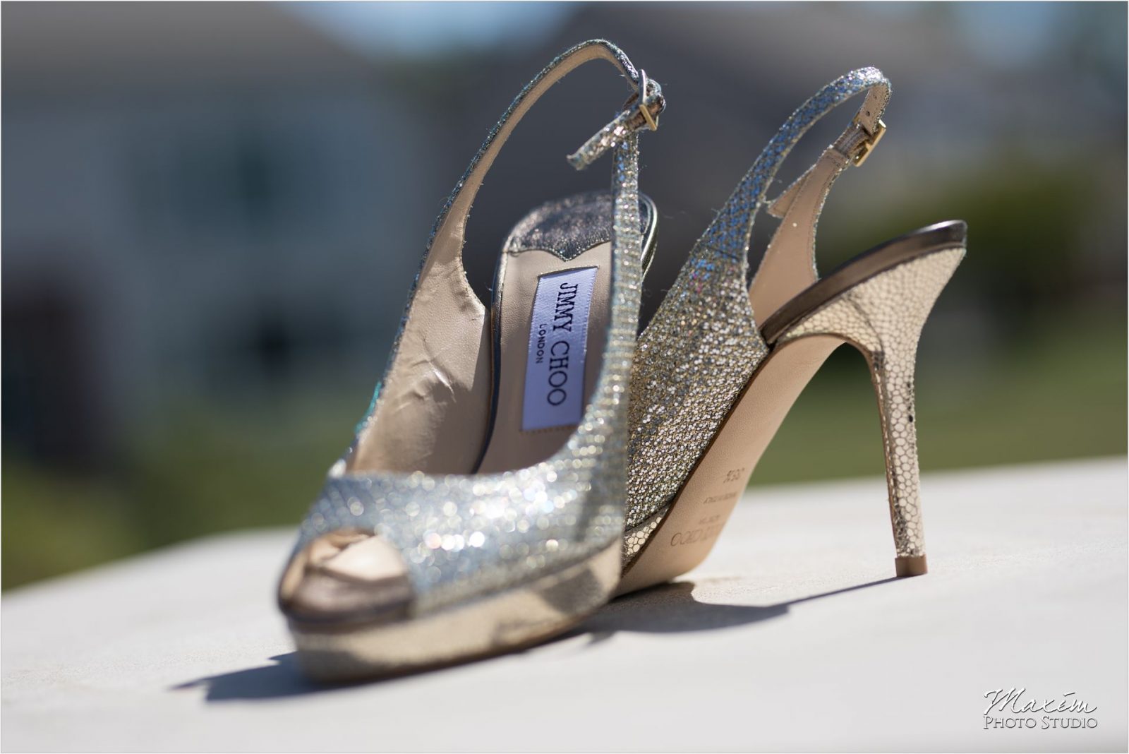 Jimmy Choo Shoes Hindu Wedding Reception Country Club of the North