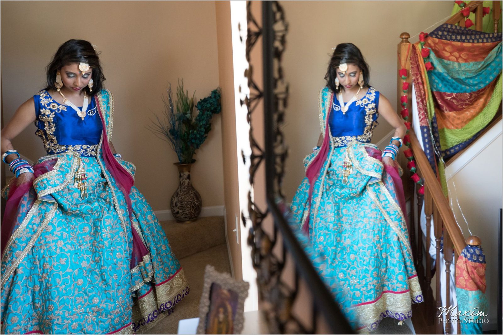 Hindu Wedding Reception Country Club of the North