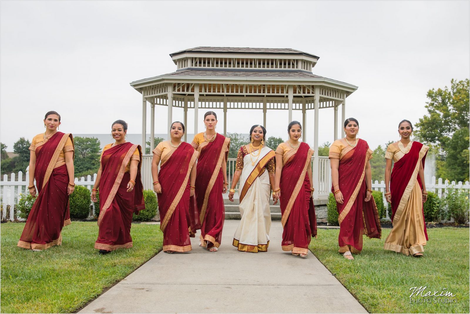 Savannah Center Cincinnati Indian Wedding Bridesmaids