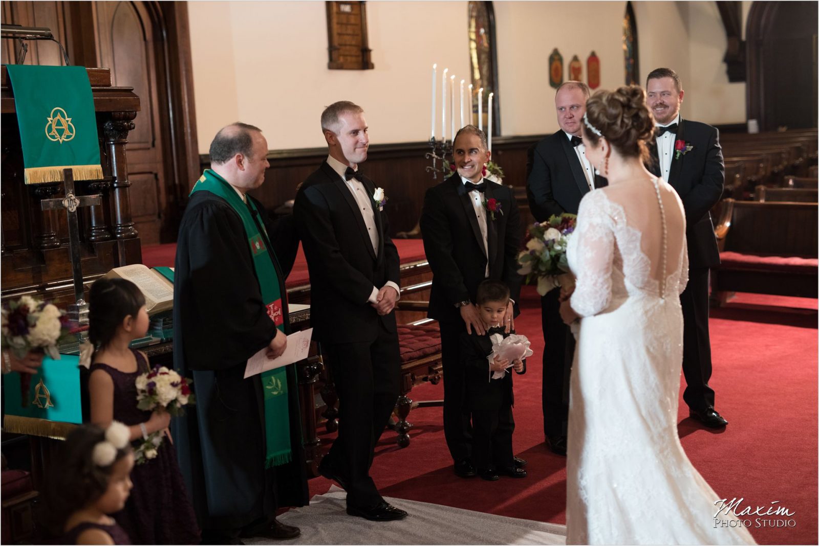 Coventant First Presbyterian Cincinnati Wedding Ceremony
