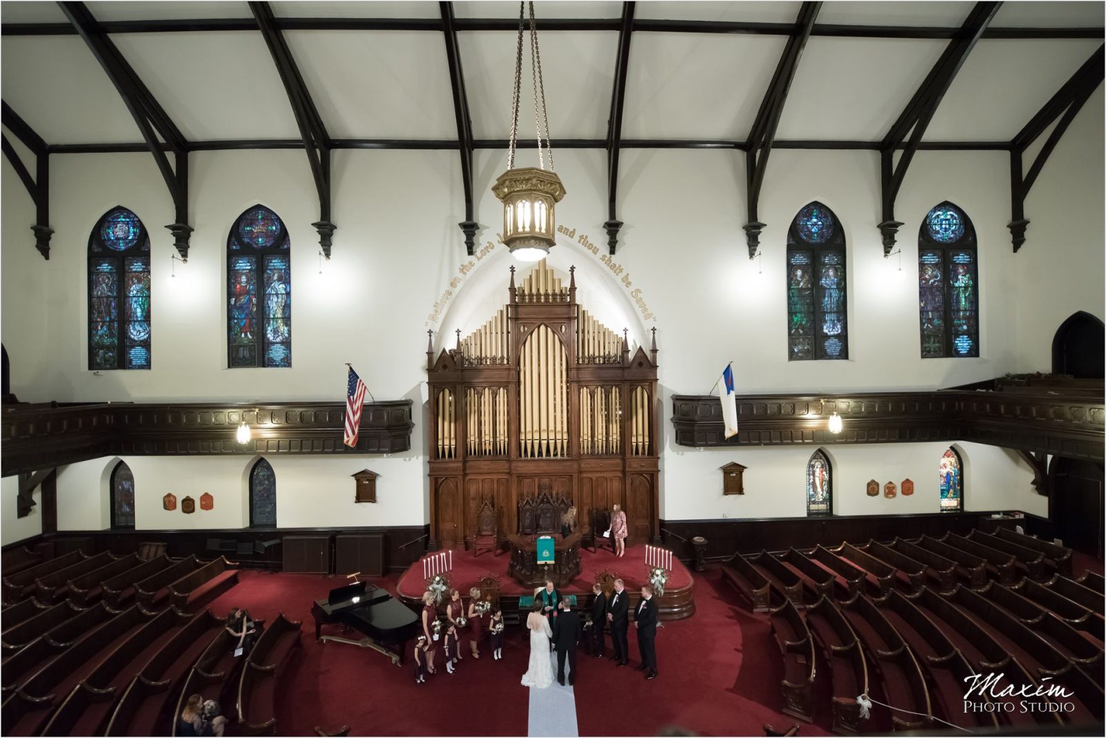 Coventant First Presbyterian Cincinnati Wedding Ceremony