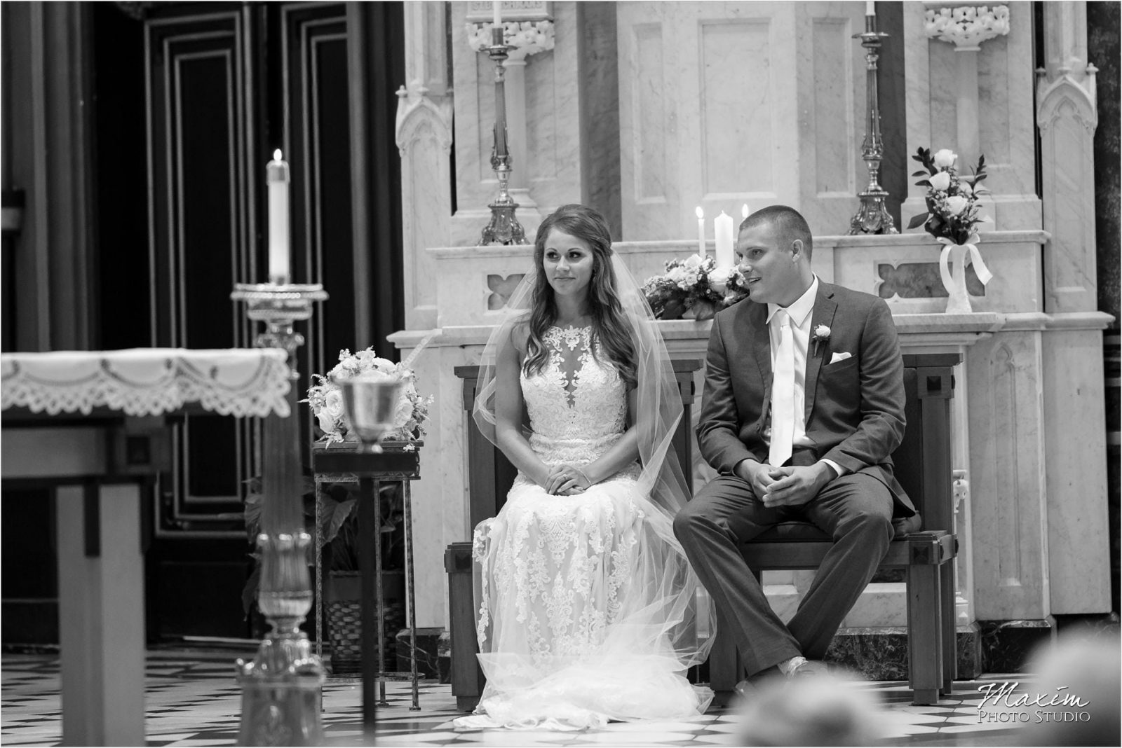 St. Xavier Church Cincinnati Wedding Ceremony