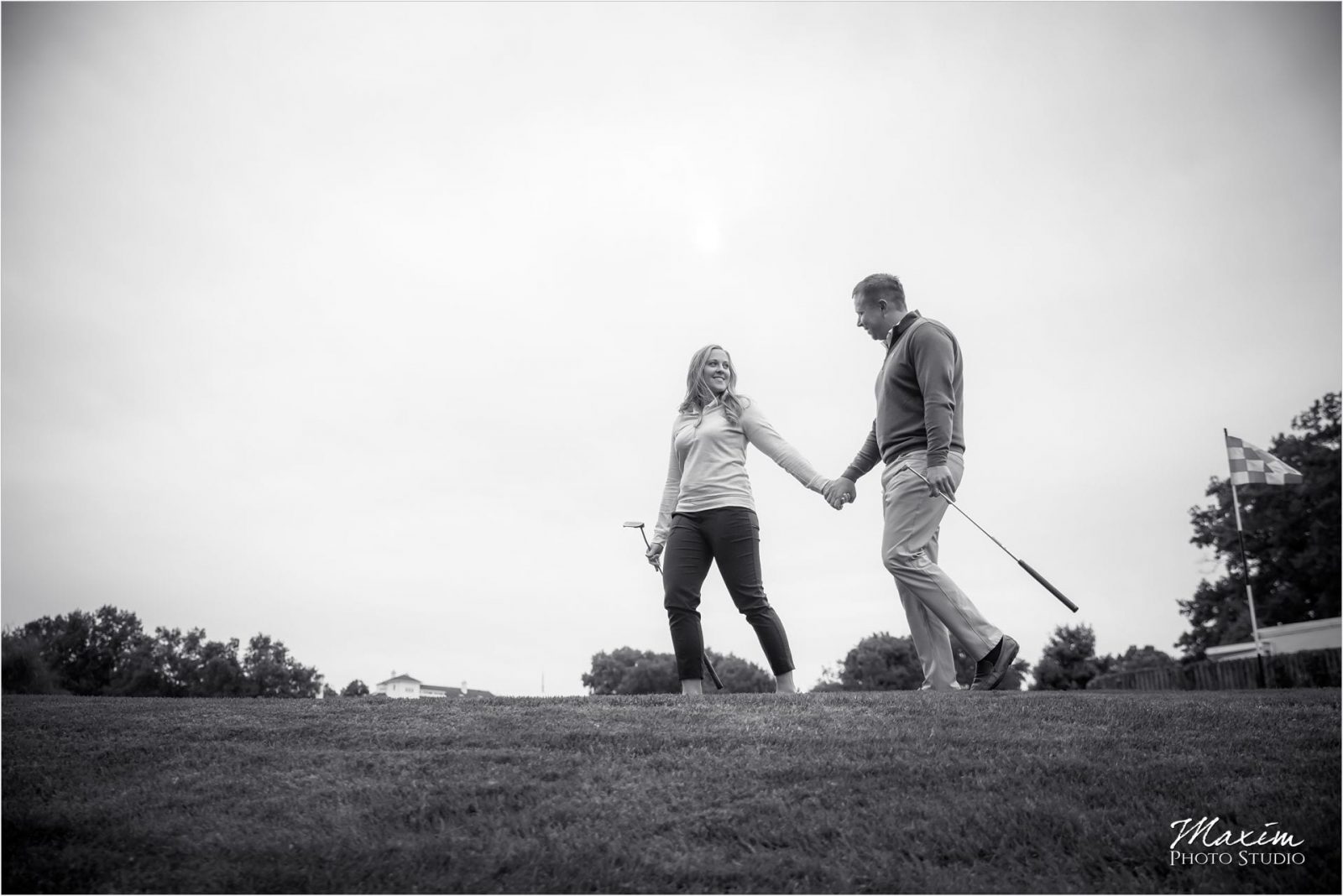 Cincinnati Country Club, Engagement Photography