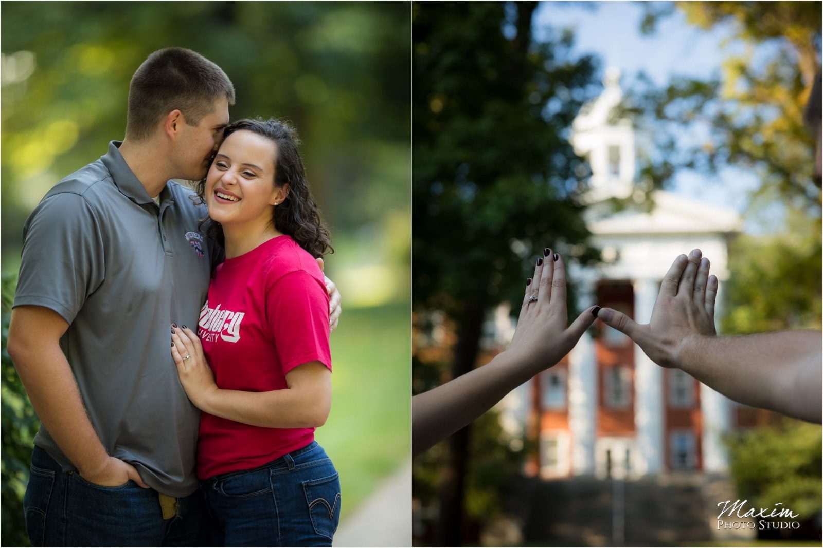 Dayton Engagement Photos, Romantic Engagement Photos, Wittenberg University