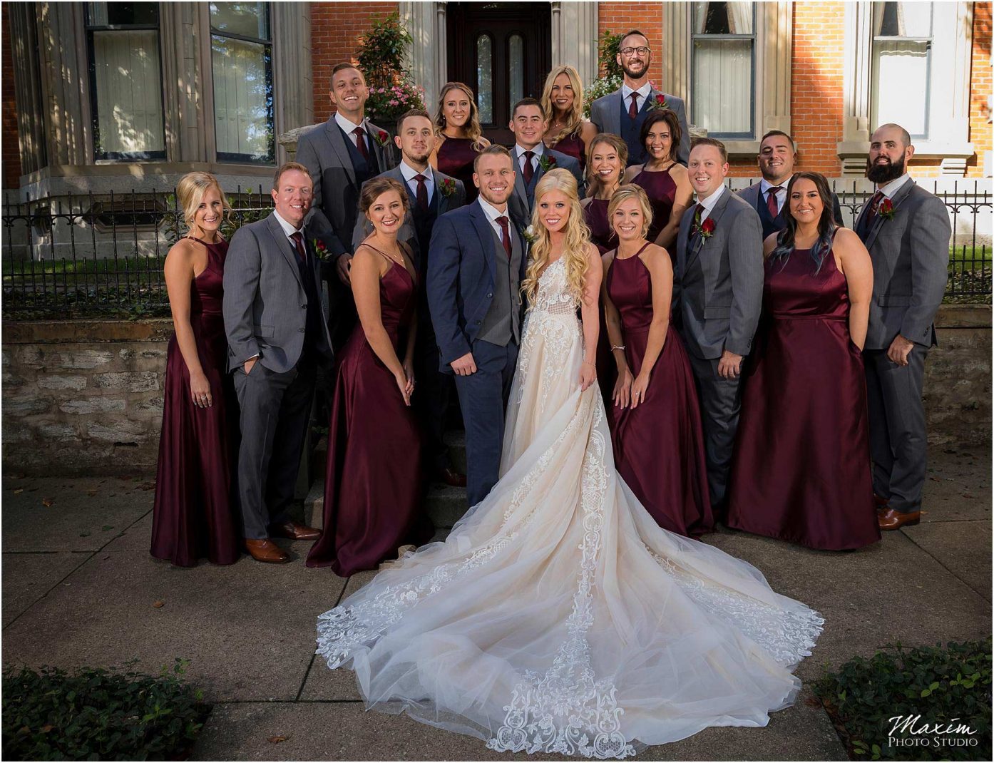 Kentucky Wedding Photographers, Millionaires Row Kentucky Wedding, Bridal Party Portraits