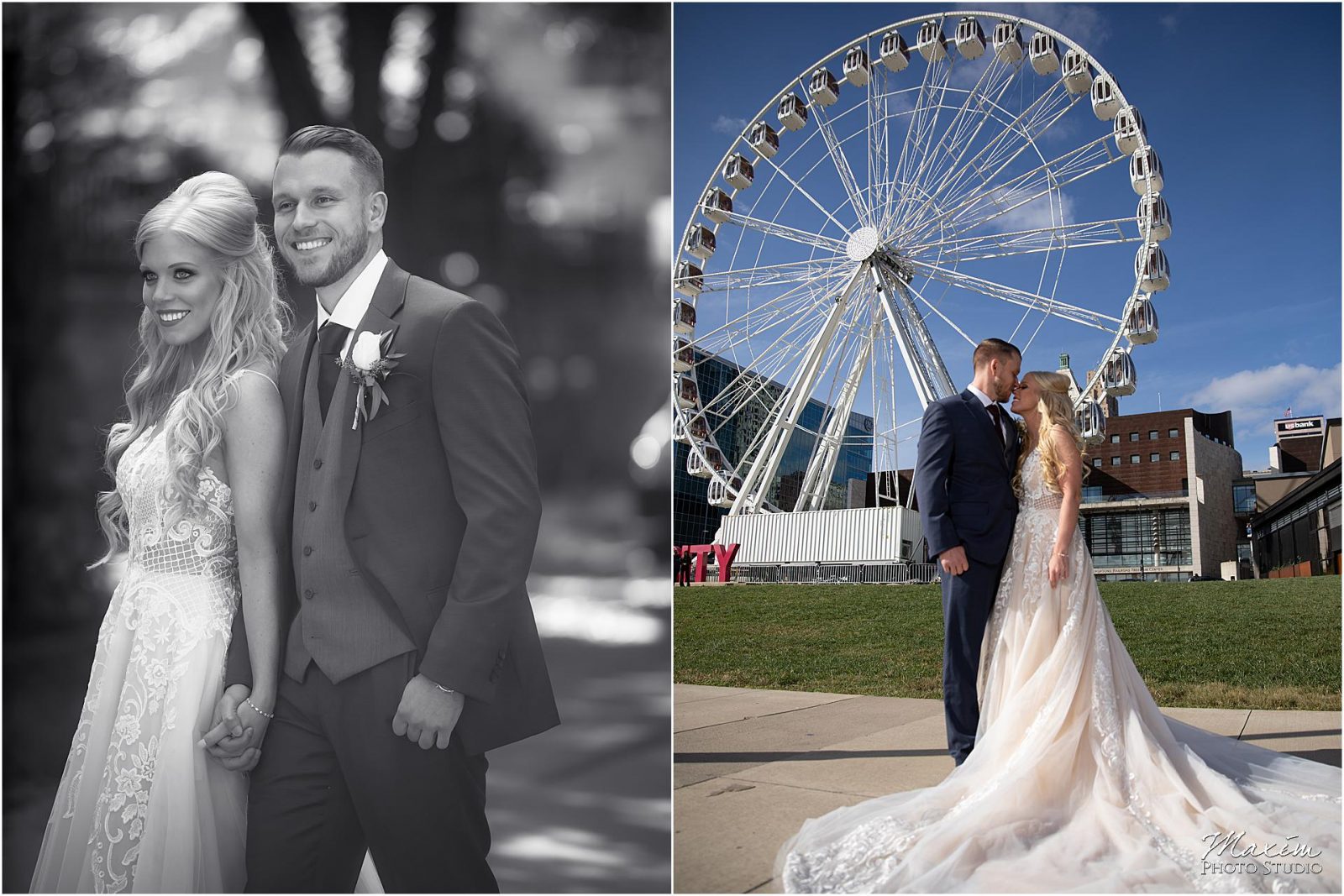Kentucky Wedding Photographers, Millionaires Row Kentucky Wedding, Bride Groom Portraits