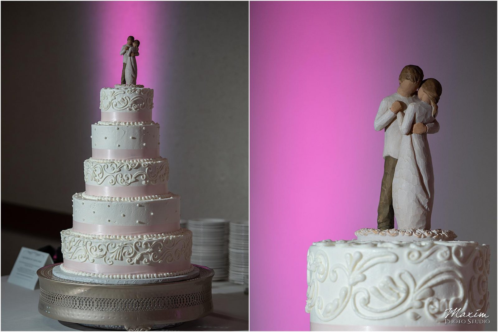 Oasis Conference Center, Cincinnati Wedding Photography, Wedding Reception, DessertWorks Cakery