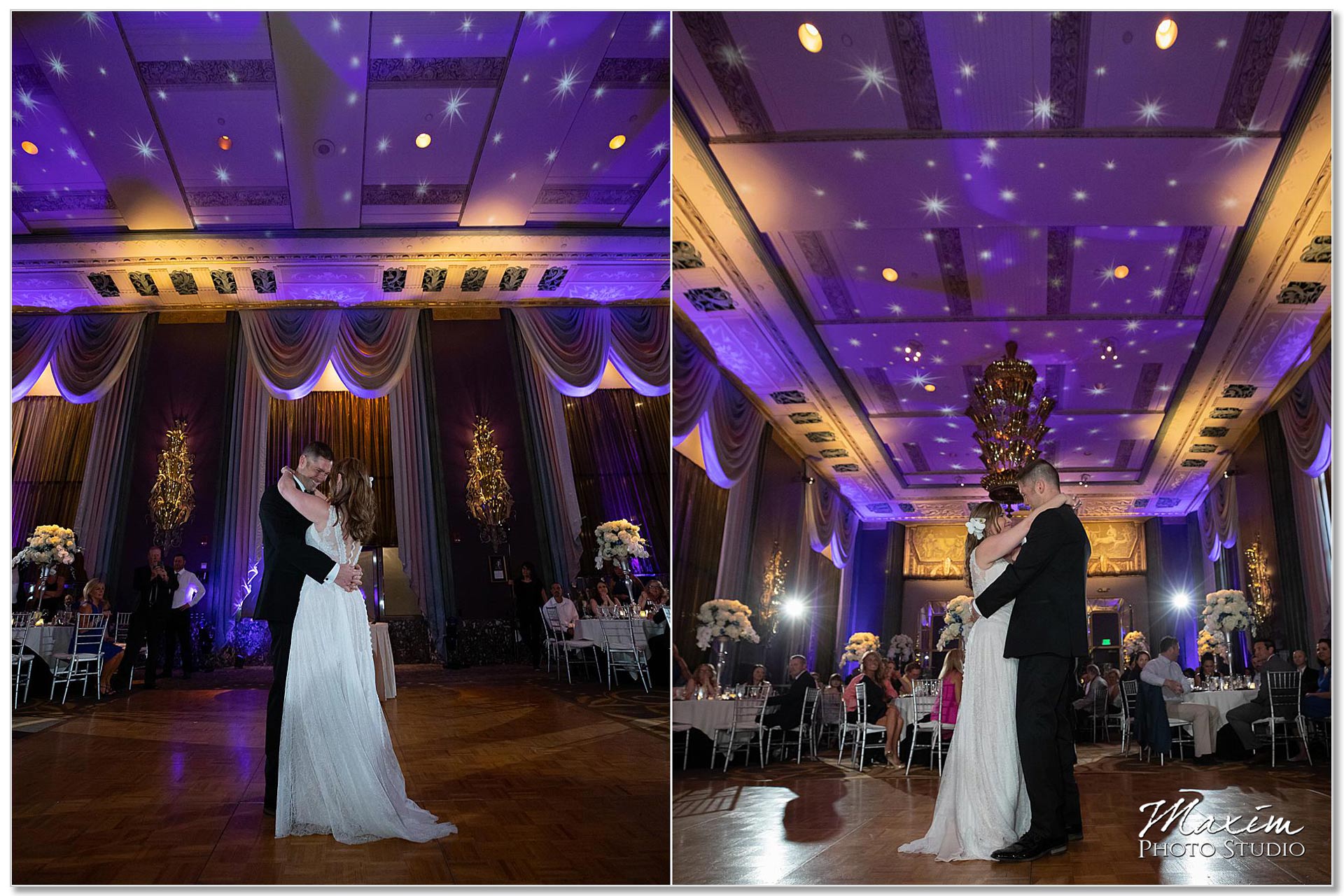 Hilton Netherland Plaza Cincinnati Wedding first dance
