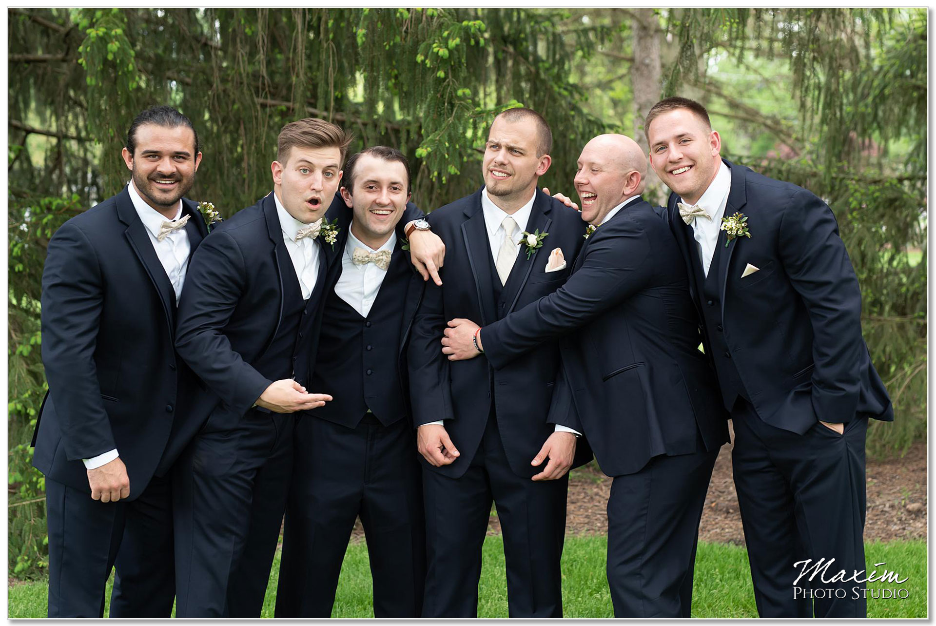 Groomsmen at Polen Farm Wedding
