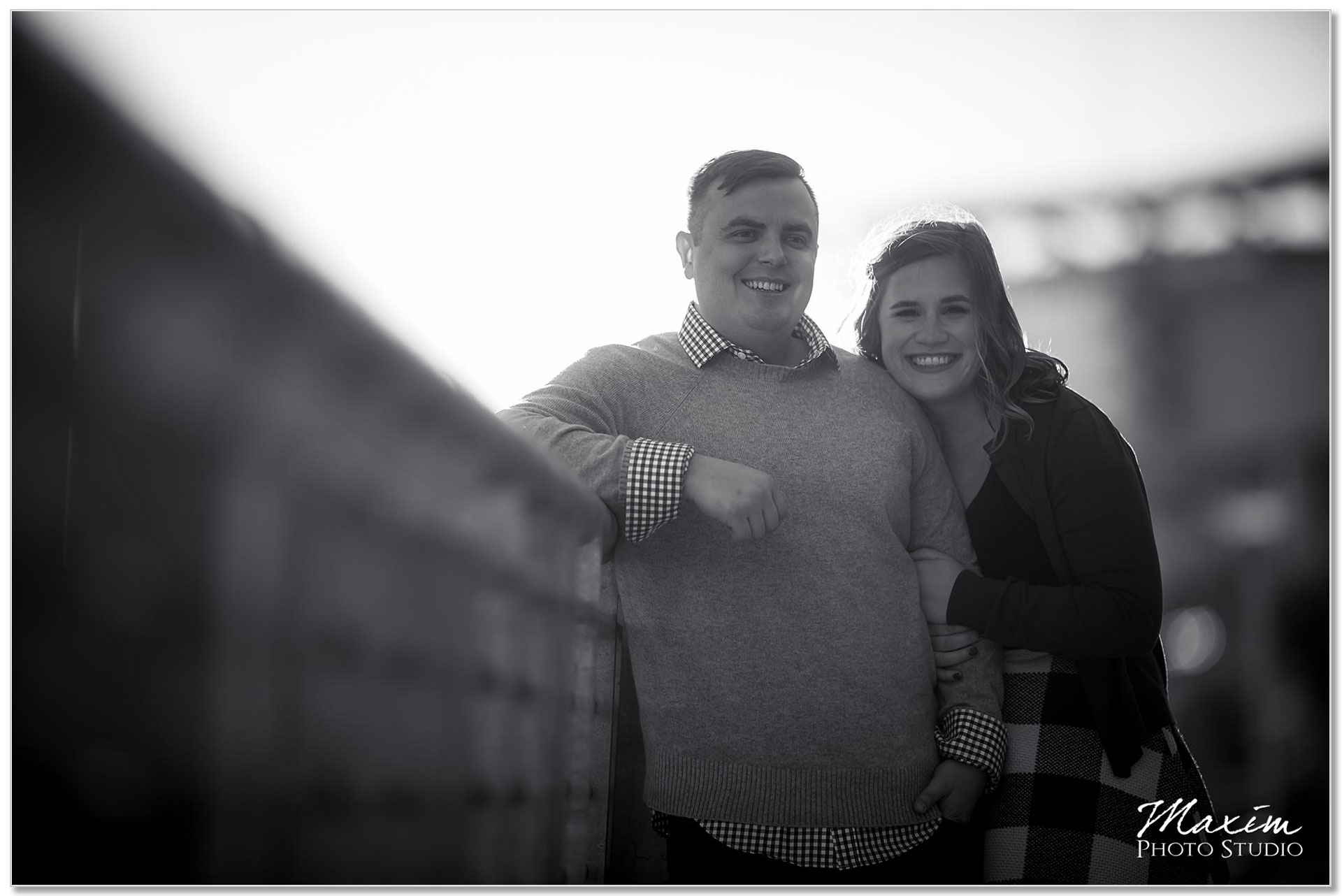 Smale Riverfront Park engagement Paul Brown Stadium
