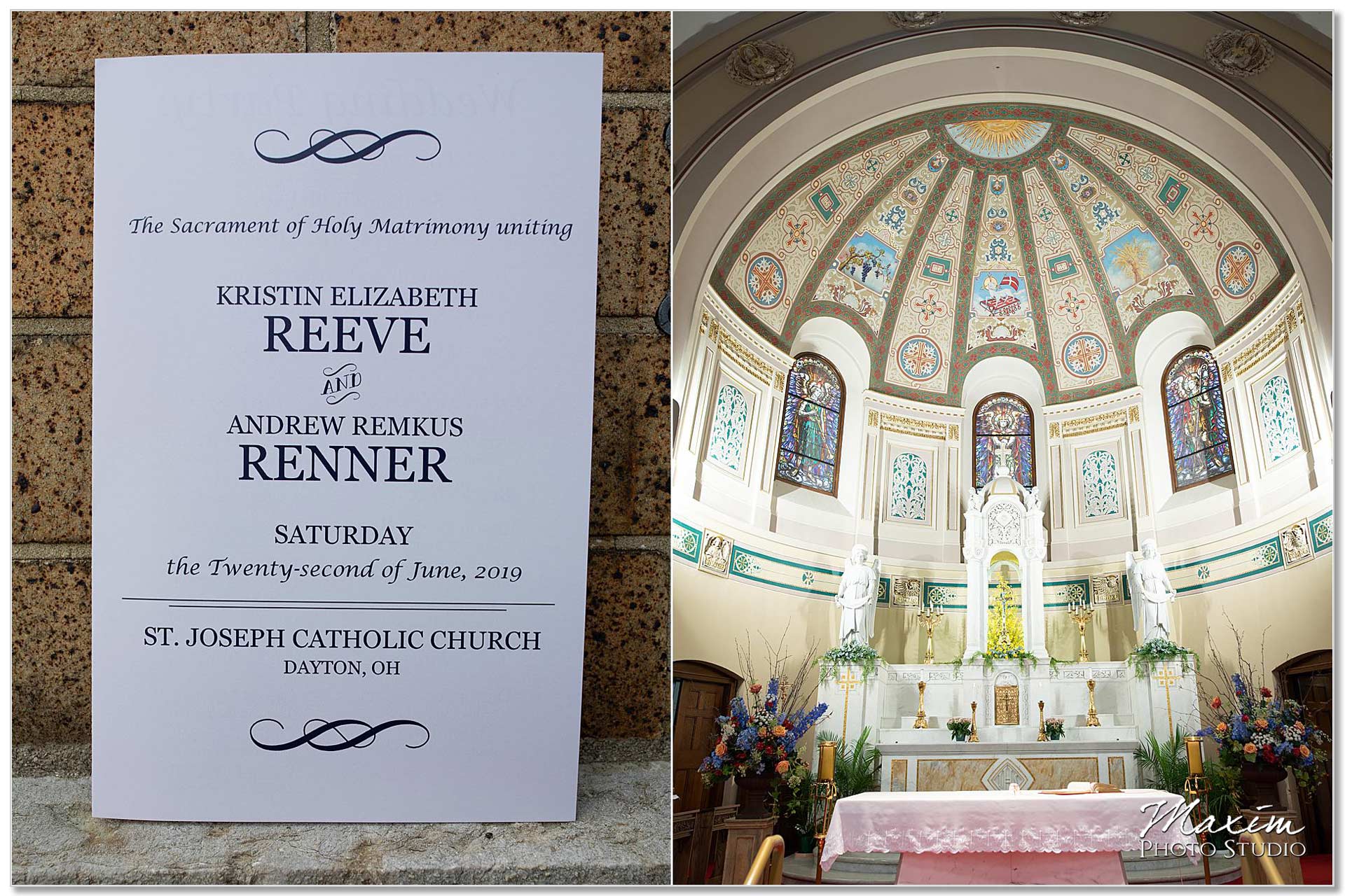 Wedding Dayton Ohio St. Joseph Catholic Church