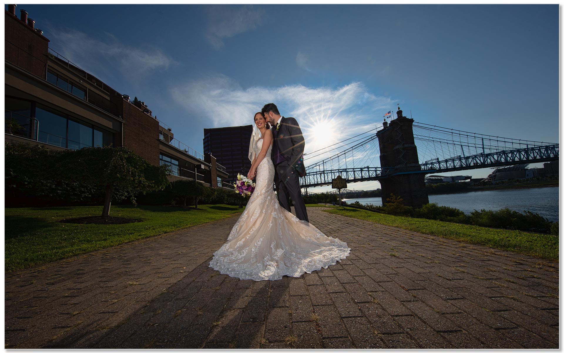 Roebling Bridge The Grand Ballroom wedding
