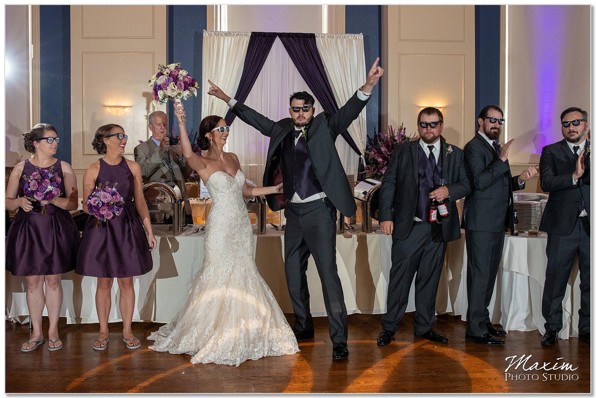 The Grand Wedding Reception Bride Groom