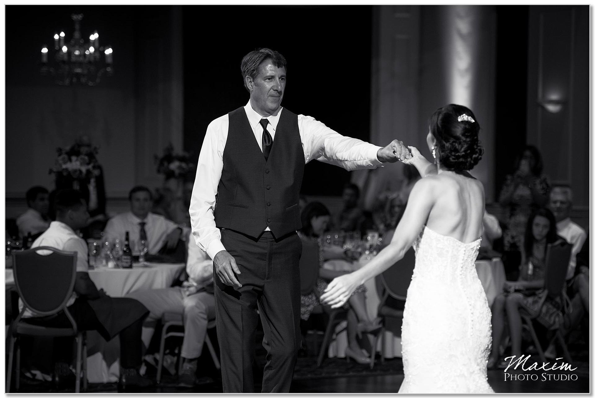 The Grand Ballroom Wedding Reception dancing