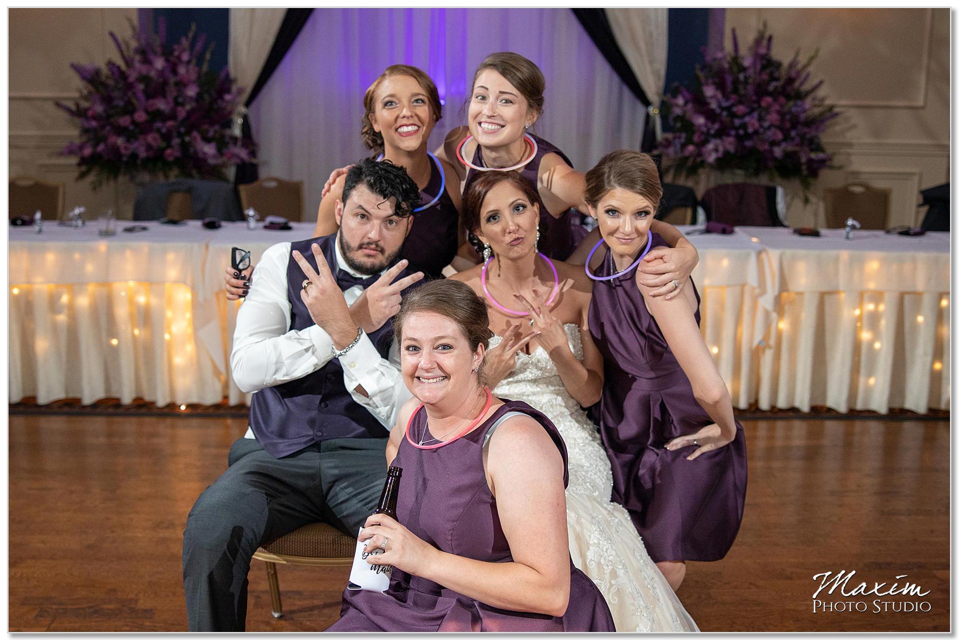 Wedding Reception McHales Catering Grand Ballroom Photo Bomb