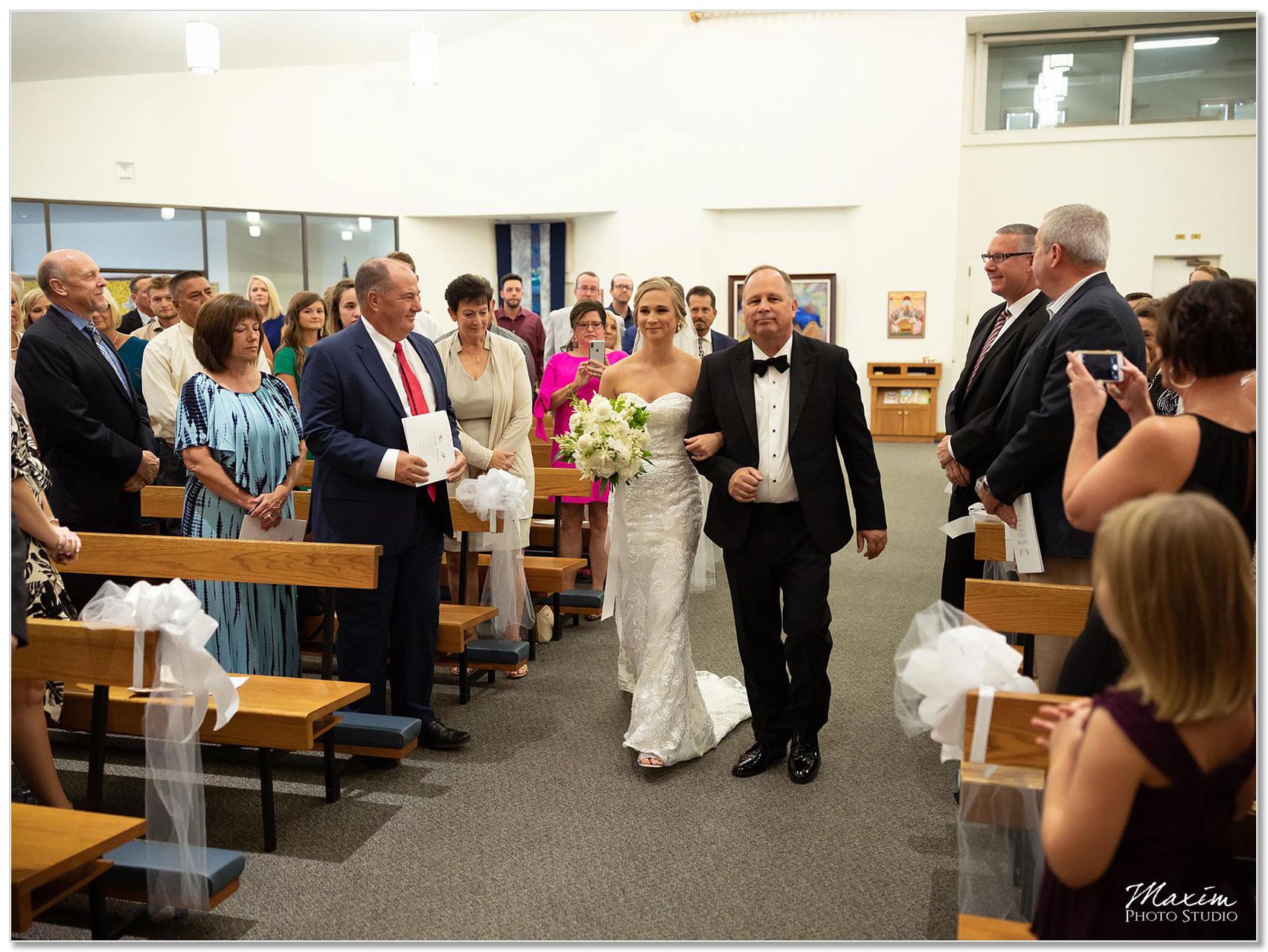 Bride St. Henry Dayton Ohio wedding ceremony
