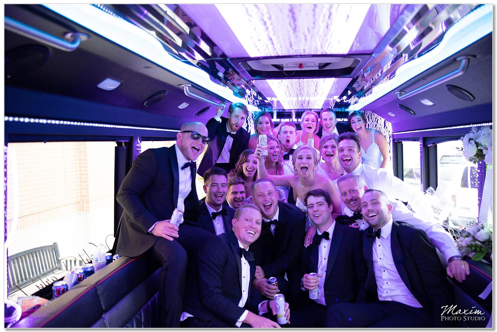 Wright Party Bus Dayton Ohio wedding