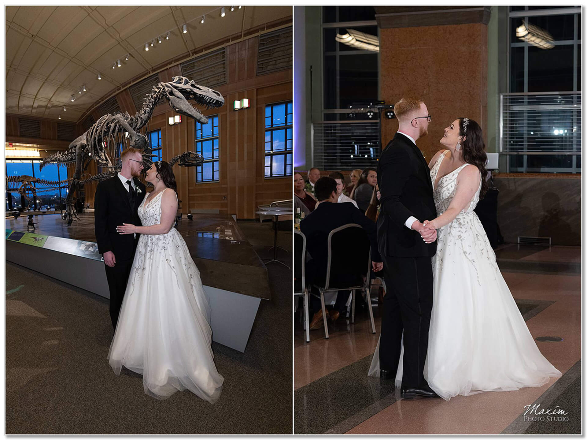 Cincinnati Museum Center Reception Wedding first dance
