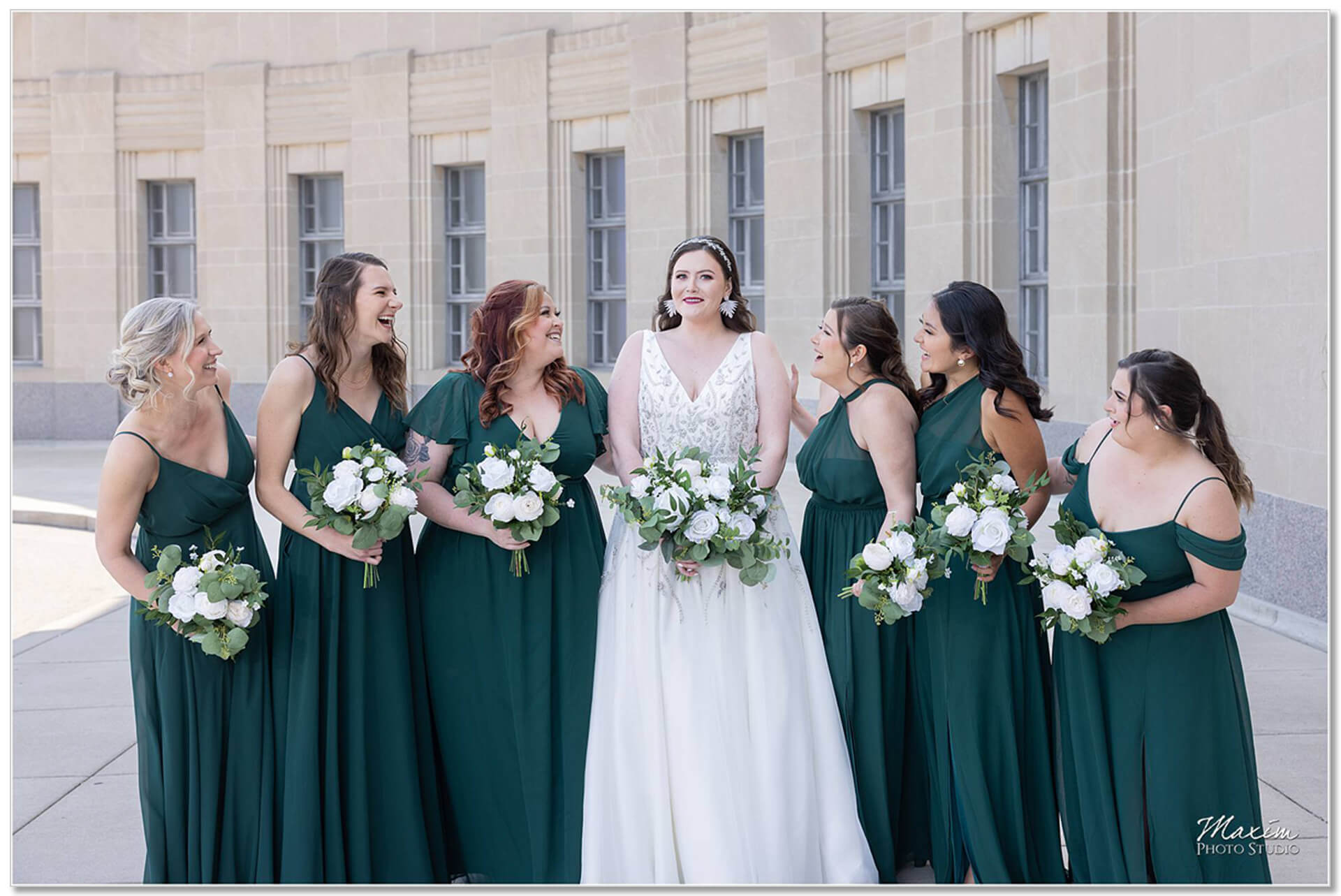 Cincinnati Museum Center Wedding Bridesmaids