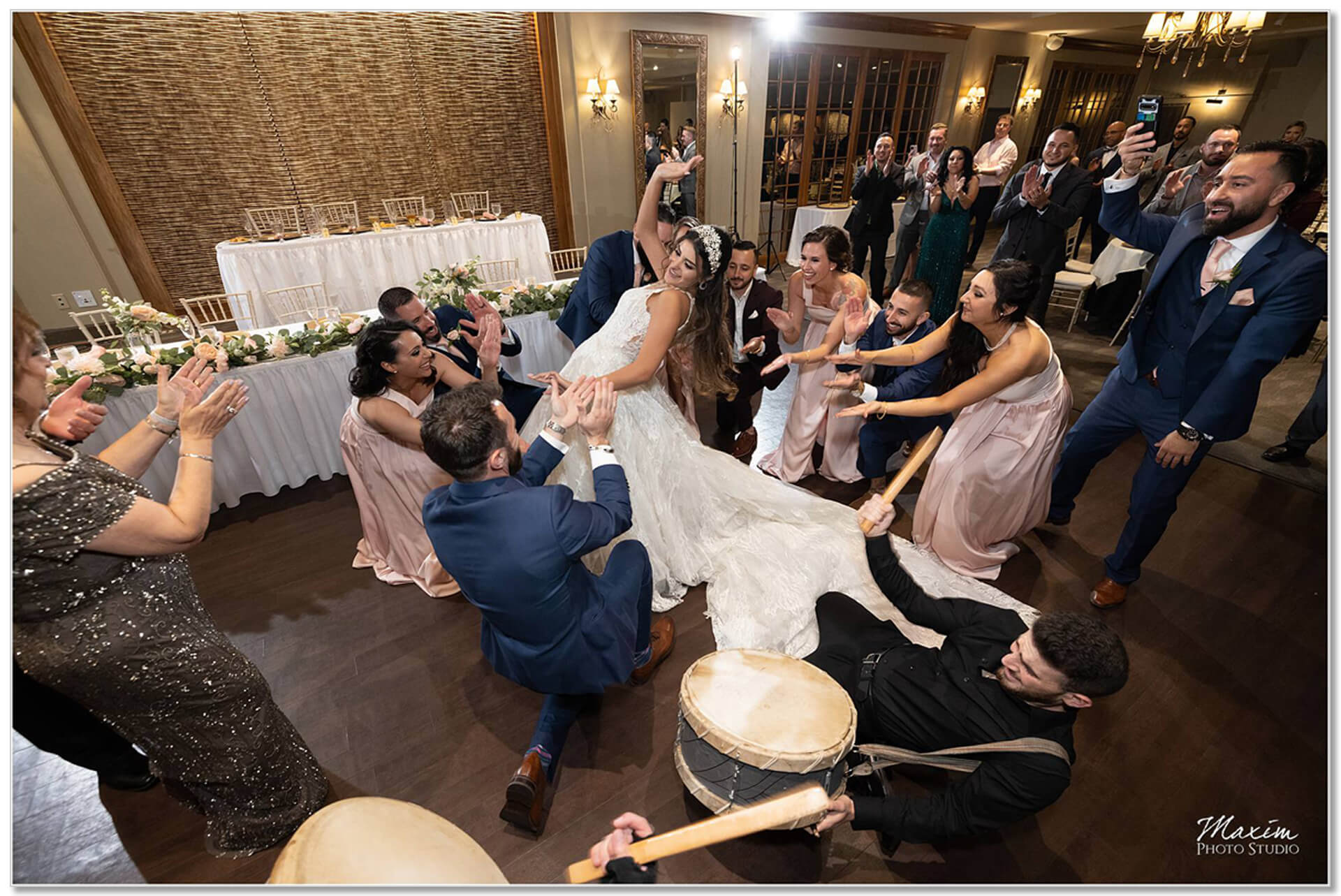 Madison Event Center reception bride dancing Lebanese
