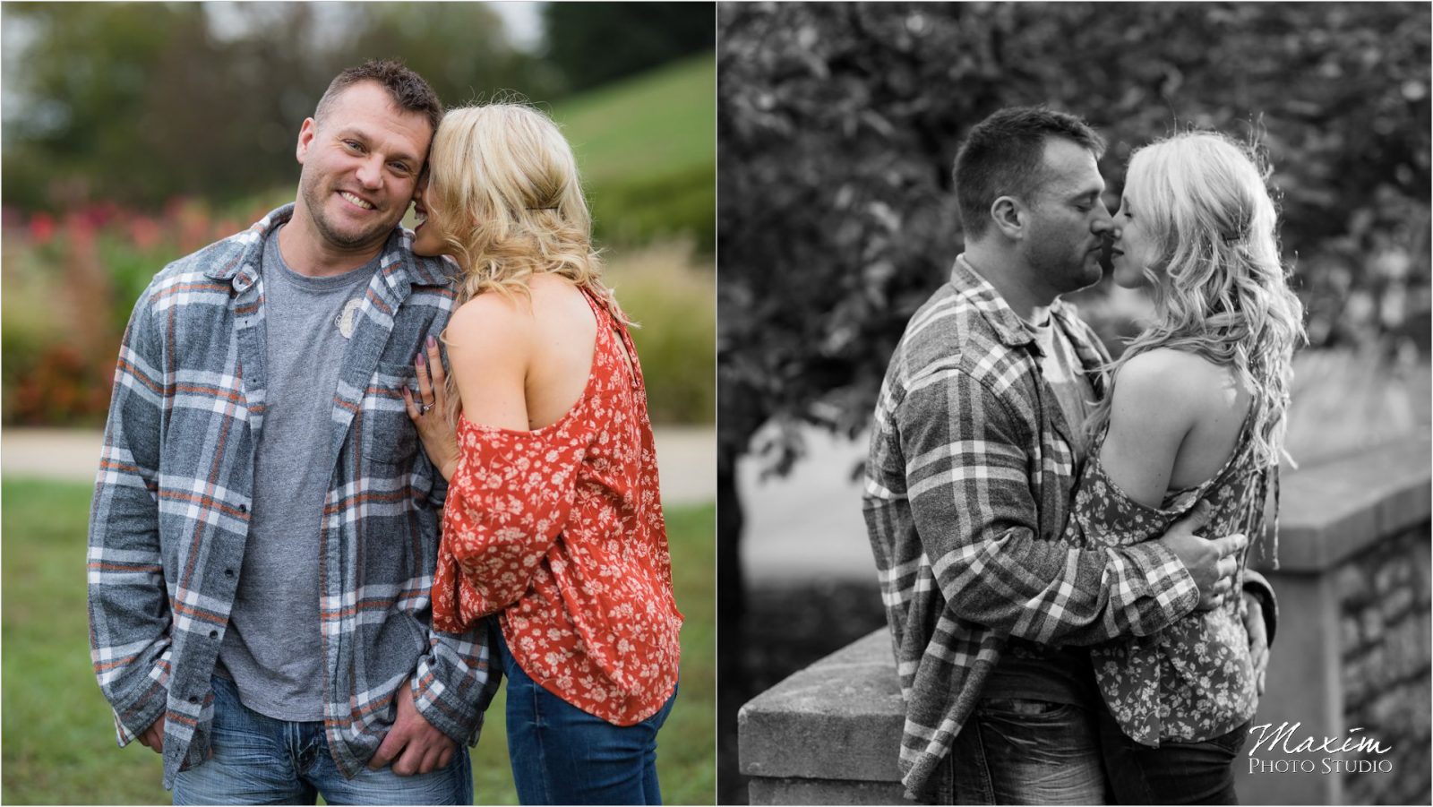 Ault Park Cincinnati Wedding Engagement pictures