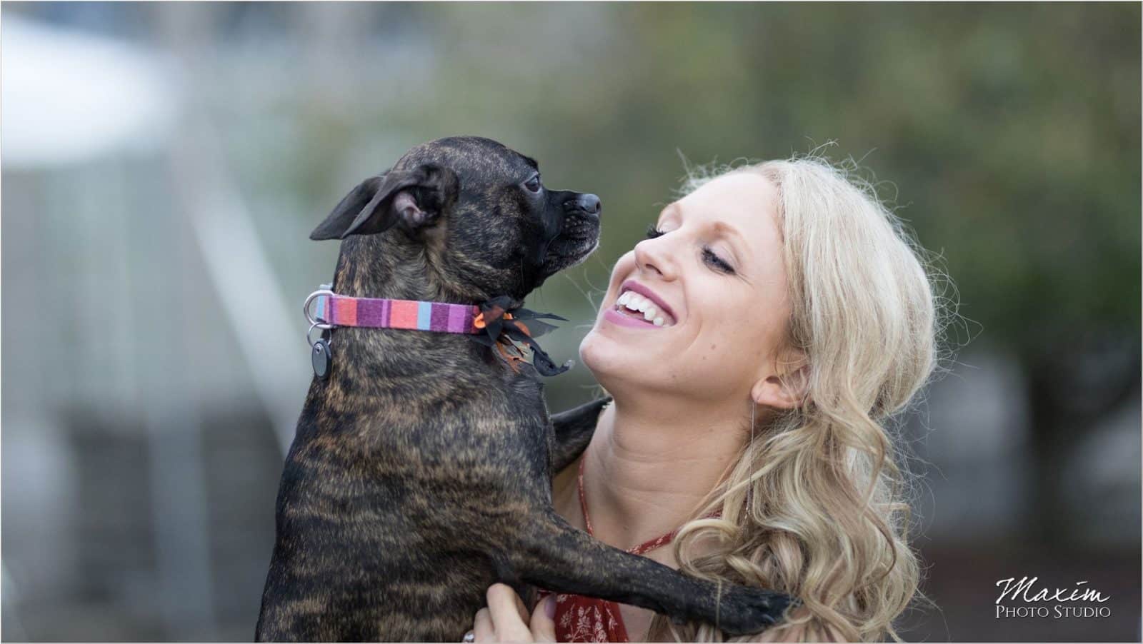 Ault Park Cincinnati Wedding Engagement pictures with dog