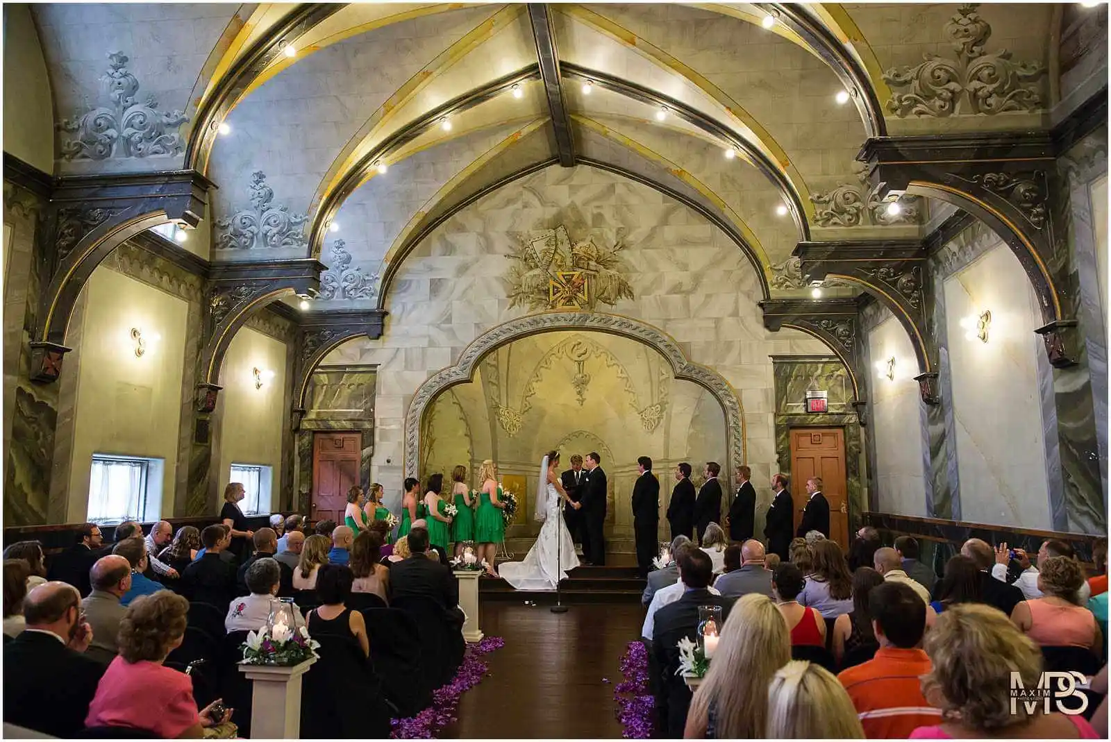 Columbus Athenaeum wedding Ceremony