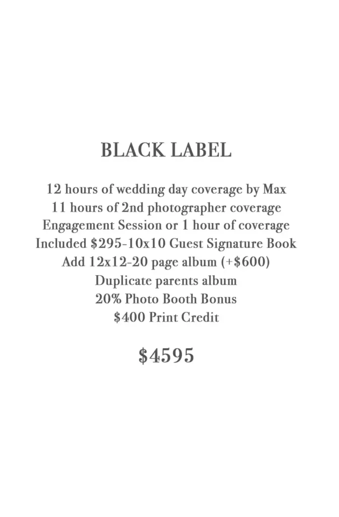 Black Label text 2024 pricing13