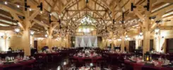 Canopy Creed Dayton Ohio Wedding reception barn