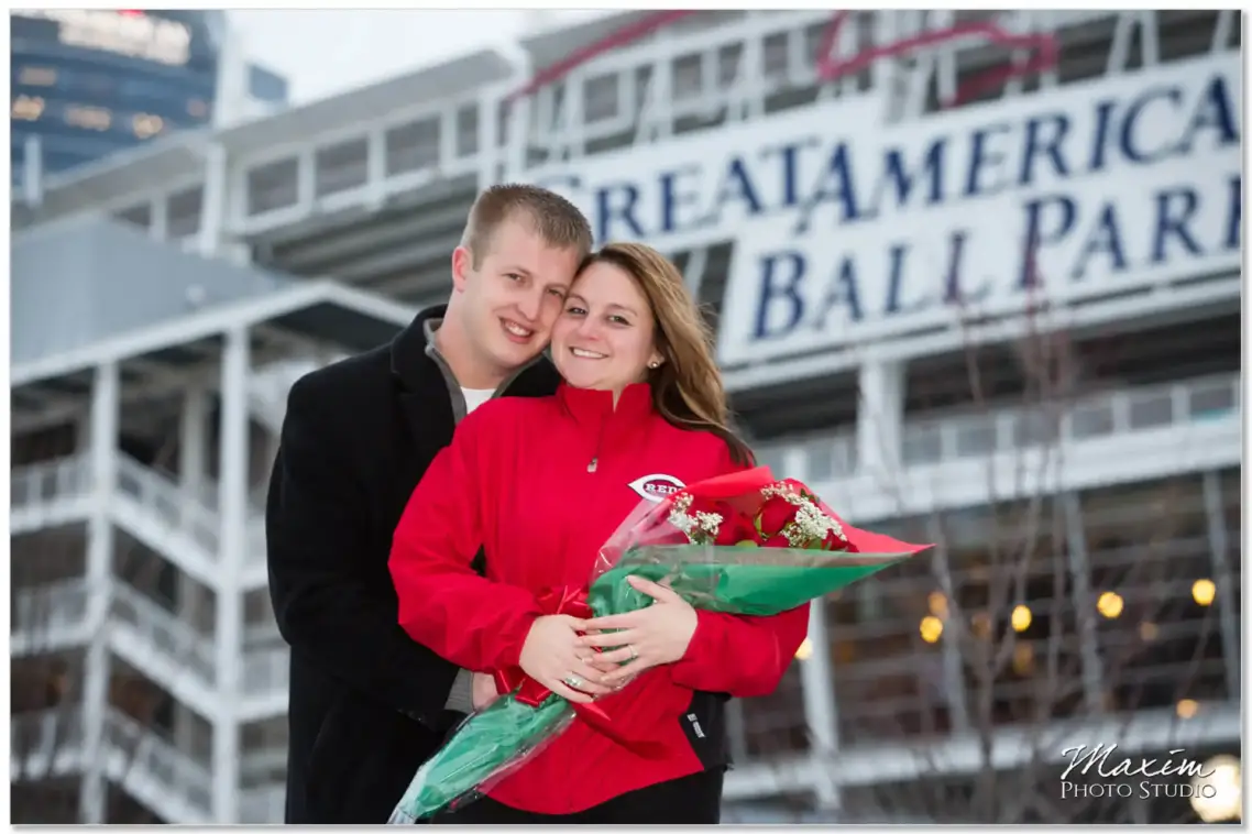 Great American Ballpark Cincinnati surprise proposal