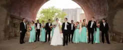 Yeatman's cove wedding bridal party Cincinnati