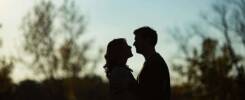 Cox Arboretum Dayton Ohio wedding engagement silhouette