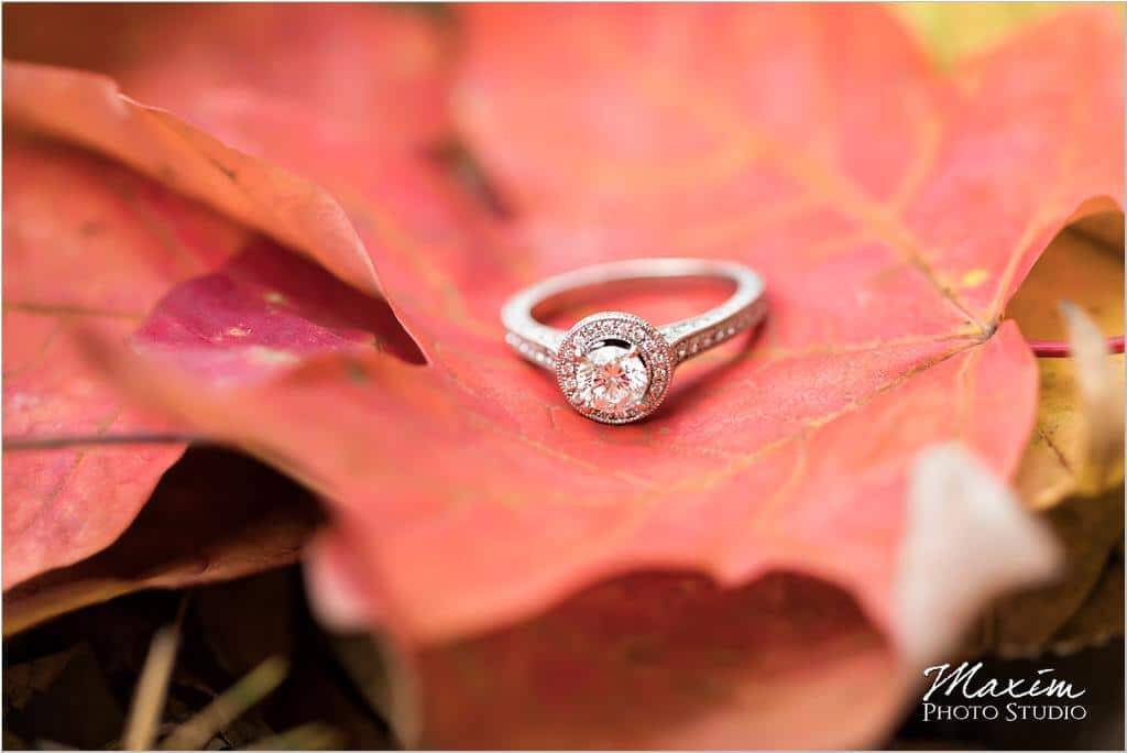 Cox Arboretum Smith Gardens Dayton Ohio wedding ring