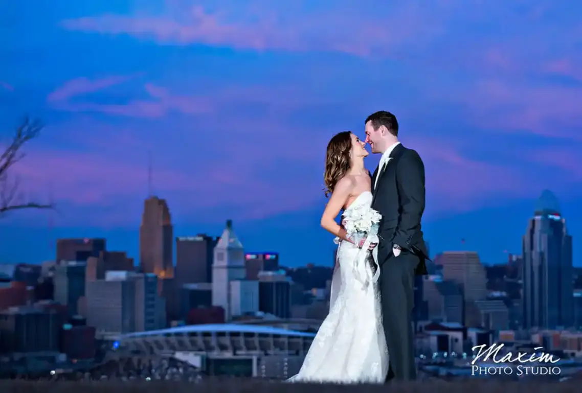 Drees Pavilion Cincinnati wedding bride groom