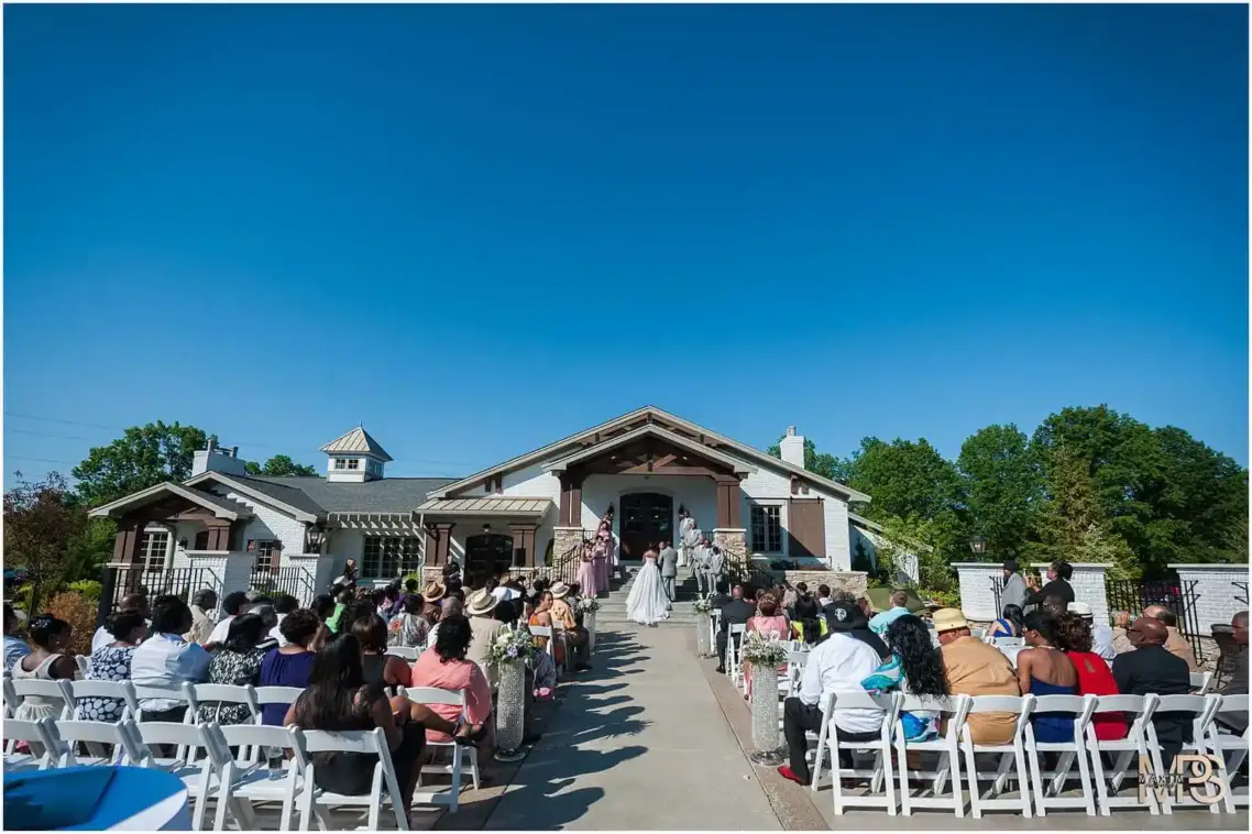 Manor House Ohio wedding Ceremony